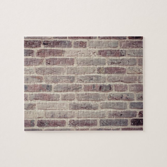 Brown Brick Wall Jigsaw Puzzle (Horizontal)
