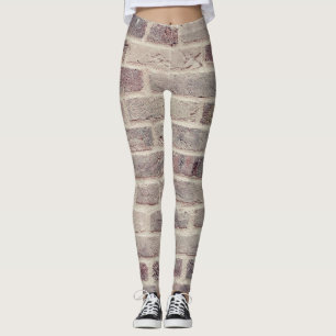 Brown Brick Wall Leggings