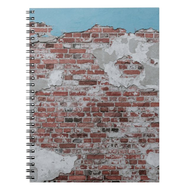 Brown brick wall notebook (Front)