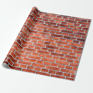 Brown brick wall wrapping paper