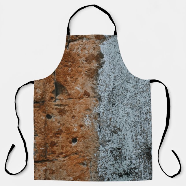Brown bricked wall apron (Front)