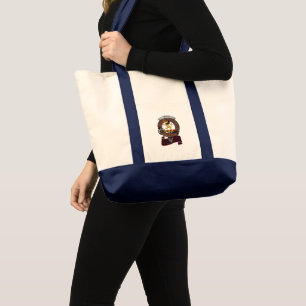 Brown/Broun Clan Badge Impulse Tote Bag