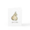 Brown Bunny Note Card - White