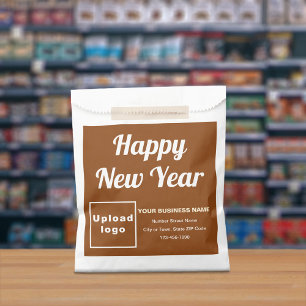 Brown Business Brand, New Year Paper Bag
