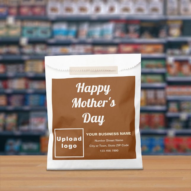 Brown Business Brand With Mother’s Day Greeting Favour Bags (Creator Uploaded)