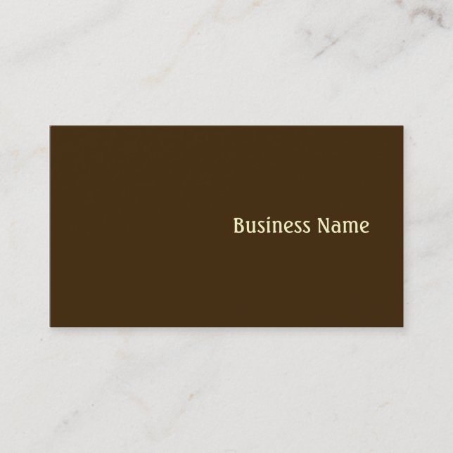 Brown Business Card (Front)