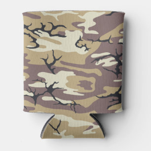 Brown Camo Can Cooler