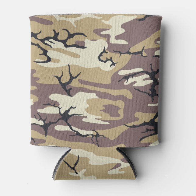 Brown Camo Can Cooler (Front)