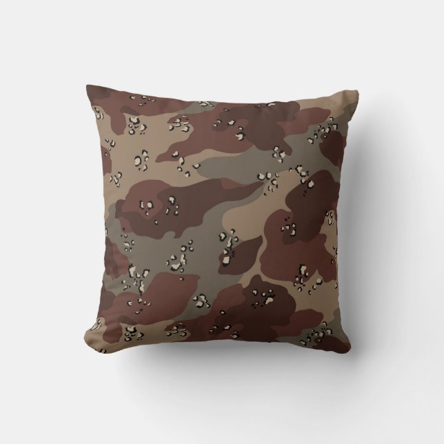 Brown Camo Cushion (Front)