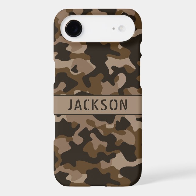 Brown Camouflage Personalised (Back)