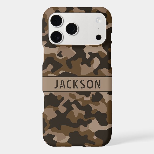 Brown Camouflage Personalized (Back)