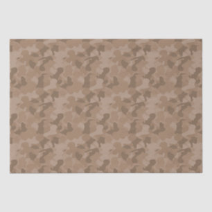 Brown Camouflage Tissue Paper