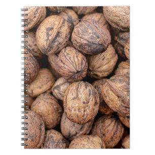 Brown cashew nuts notebook