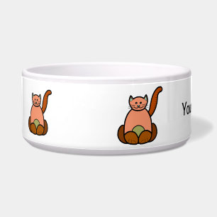 Brown cat cartoon