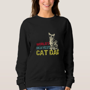 Brown Cat Green Eyes Cats 1 Sweatshirt