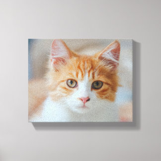 Brown cat | Zazzle_Growshop. Canvas Print