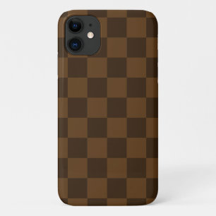 Brown Chequerboard Case-Mate iPhone Case
