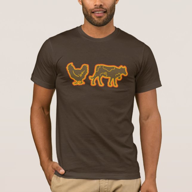 Brown Chicken Brown Cow T-Shirt (Front)