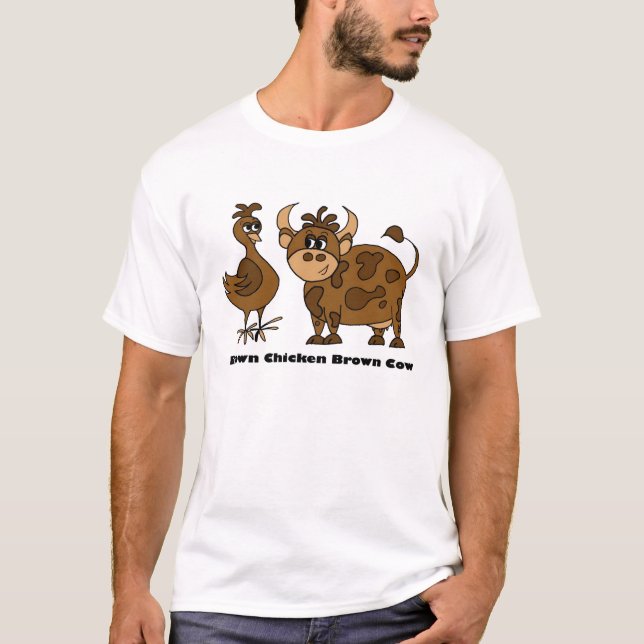 Brown Chicken Brown Cow - T-Shirt (Front)