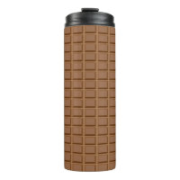 Brown chocolate slab patterned