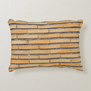 Brown cladding wall decorative cushion