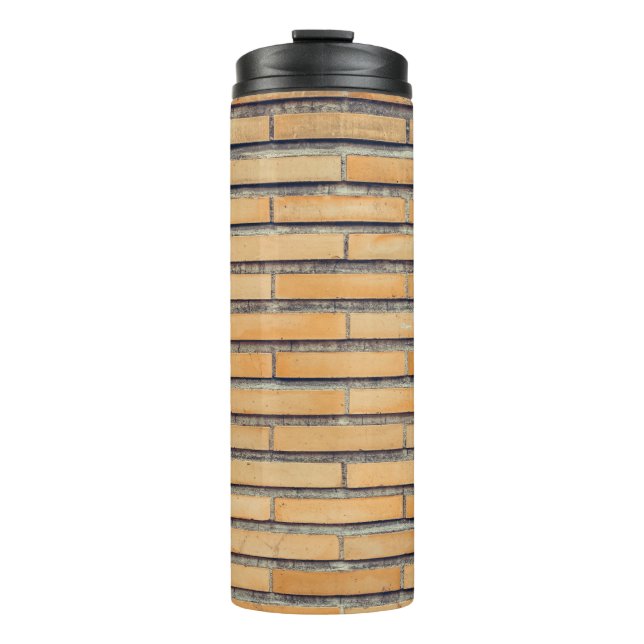 Brown cladding wall thermal tumbler (Front)