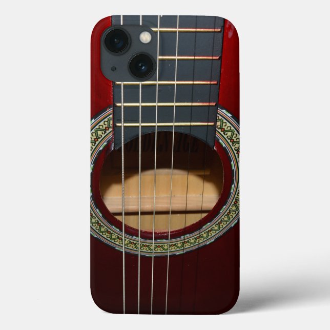 Brown Classical Guitar, Case-Mate iPhone Case (Back)