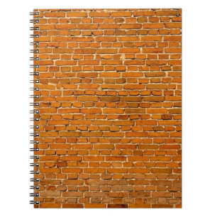 Brown clay wall cladding notebook