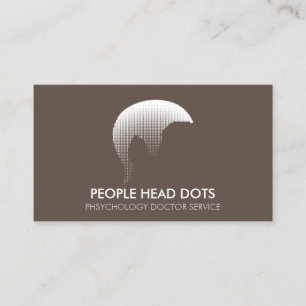 Brown Clinical Psychology Doctor Business Card
