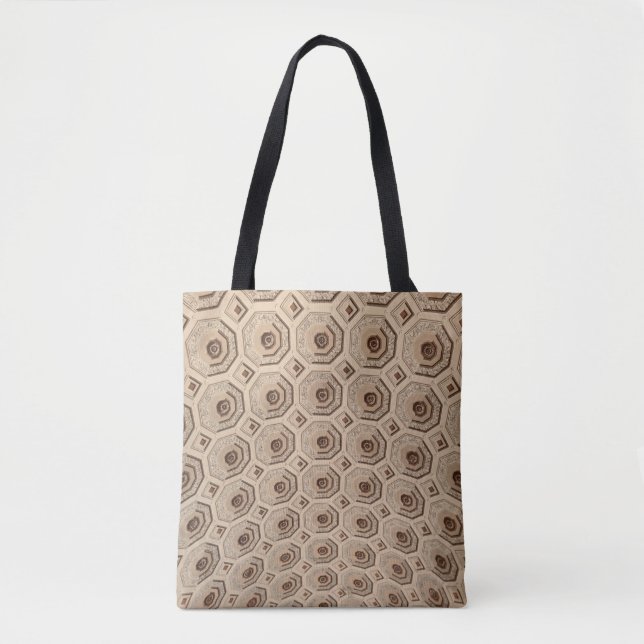 Brown cloth tote bag (Front)