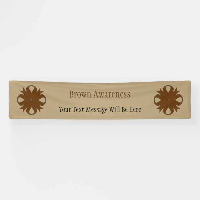 Brown Clover Ribbon by Kenneth Yoncich Banner (Horizontal)