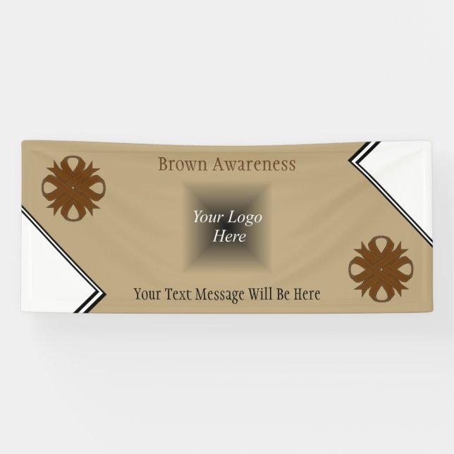 Brown Clover Ribbon by Kenneth Yoncich Banner (Horizontal)