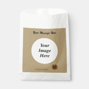 Brown Clover Ribbon Template by Kenneth Yoncich Favour Bags