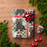 Brown Cocker Spaniel Fun Dog Lover Christmas Wrapping Paper<br><div class="desc">Let this cool and stylish holiday brown Cocker Spaniel brighten the dog lover's holiday when you wrap their Christmas presents in this adorable dog themed wrapping paper in green plaid.</div>