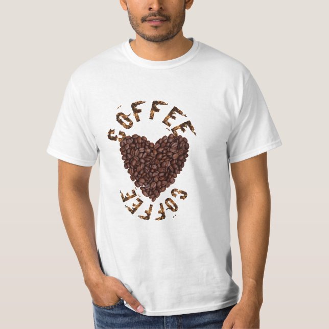 brown coffee  T-Shirt (Front)