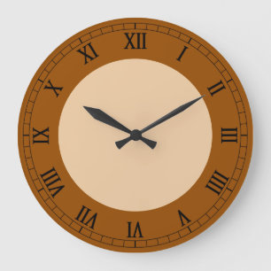 Brown Colour Stylish Large Clock