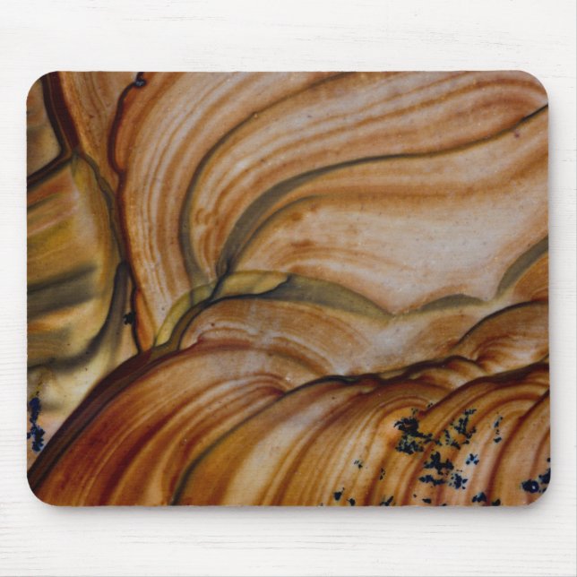 Brown coloured Deschutes Jasper Mouse Pad (Front)