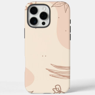 Brown Colourful Floral Linktree | iPhone 16 Pro Max Case