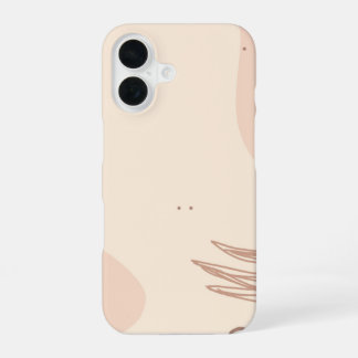 Brown Colourful Floral Linktree | iPhone 16 Case