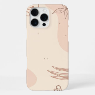 Brown Colourful Floral Linktree | iPhone 16 Pro Max Case