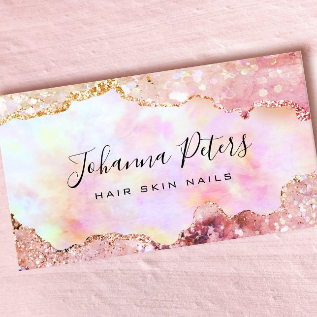 brown colours faux glitter  business card (Creator Uploaded)