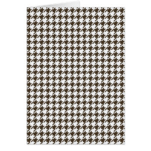 Brown Combination Houndstooth by Shirley Taylor