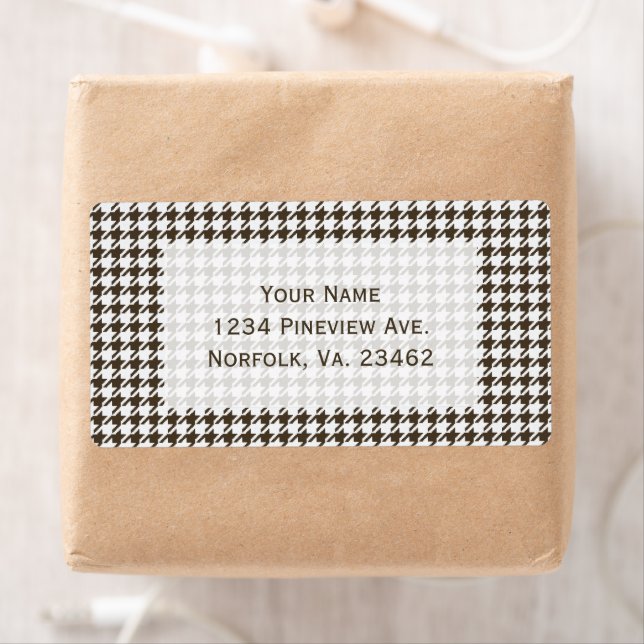 Brown Combination Houndstooth by Shirley Taylor (Insitu)