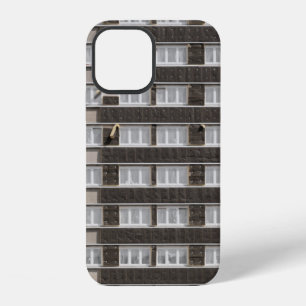 Brown commercial building iPhone 12 case