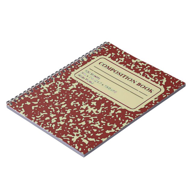 Brown Composition Notebook Journal (Left Side)