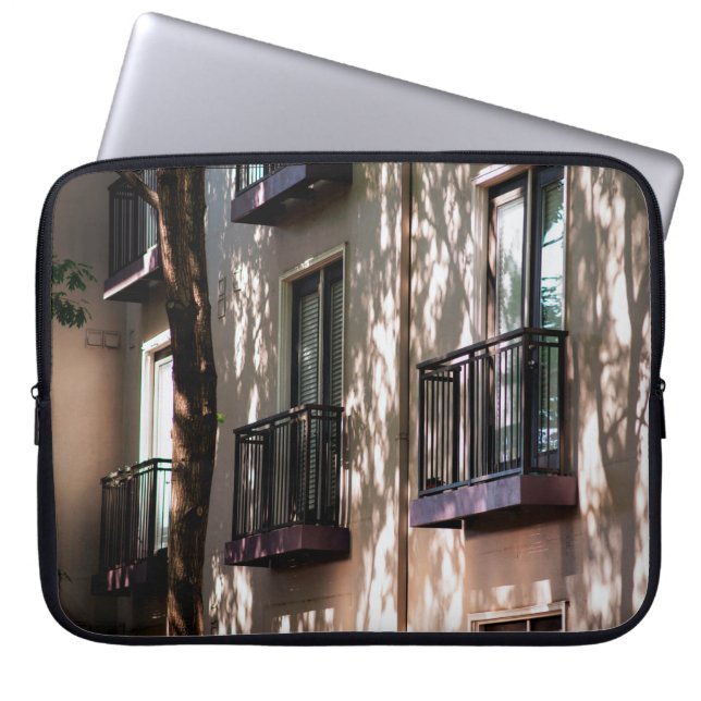 BROWN CONCRETE BUILDING DURING DAYTIME-4 LAPTOP SLEEVE (Front)