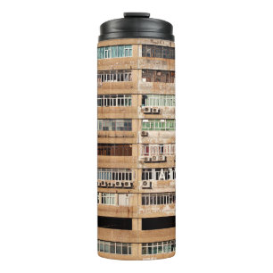 BROWN CONCRETE BUILDING THERMAL TUMBLER