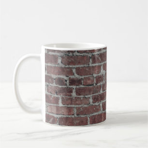 Brown concrete wall coffee mug