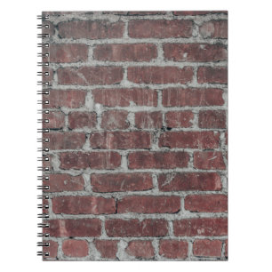 Brown concrete wall notebook