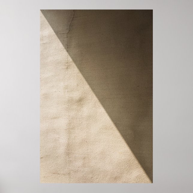 Brown concrete wall poster (Front)